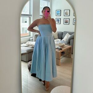House of CB Audrey Dress in Tuscan Blue